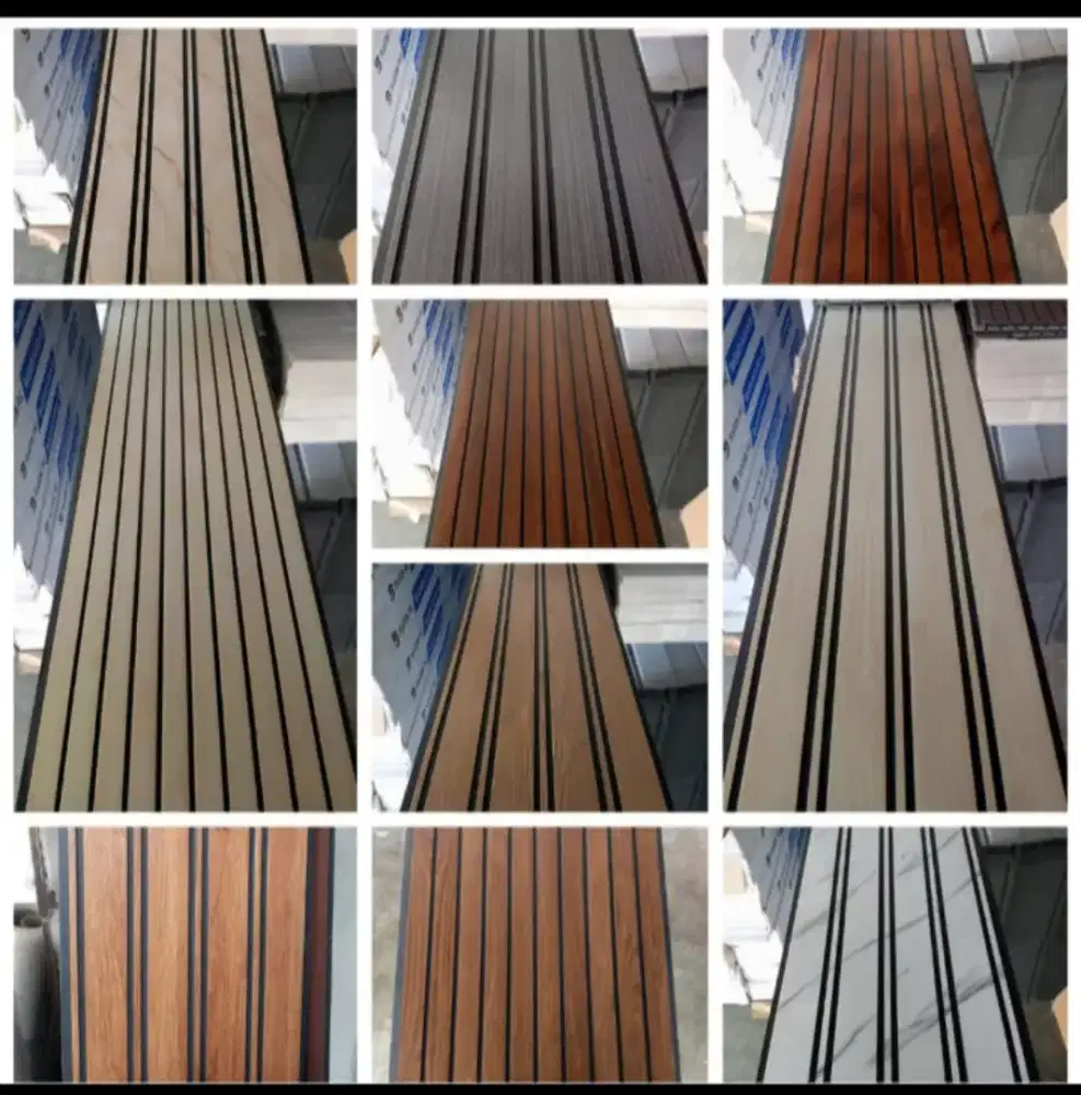 walpanel 30cm bahan dan terpasang