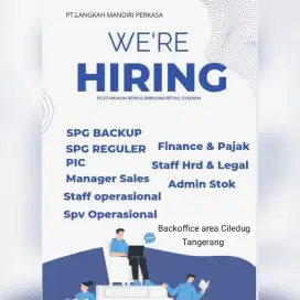 Segera kirimkan CV dan bergabung