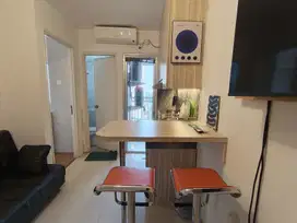 DISEWAKAN APARTEMEN 2 BR GREEN PALACE KALIBATA CITY VIEW PREMIUM