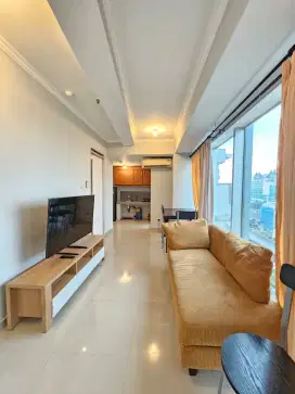 Disewakan apartemen menteng square 2 bedroom best view luas 50m2