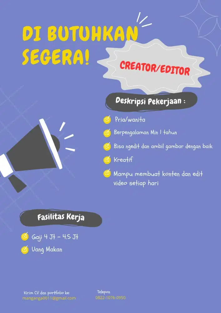 CREATIVE CONTENT EDITOR