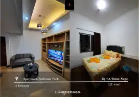 Disewakan Apartemen Sudirman Park 2BR High Floor Full Furnished