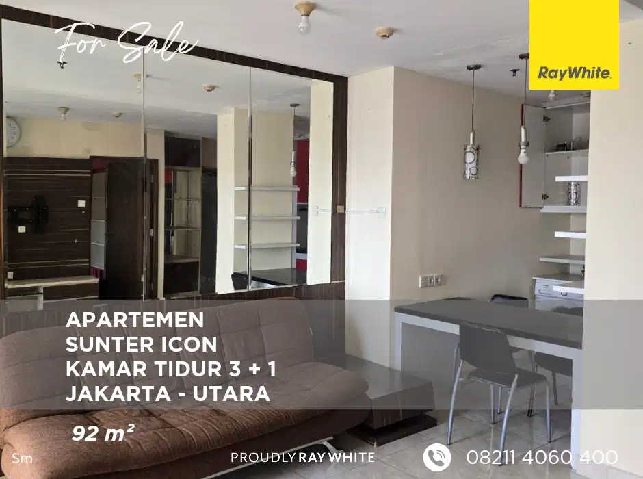 Apartemen Sunter Icon - 3 Kamar - Full Furnished