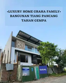 RUMAH HIGH SPEC BARU MEWAH GRAHA FAMILY DENGAN TIANG PANCANG
