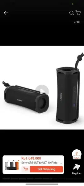 Speaker bluetooth sony SRS ULT 10