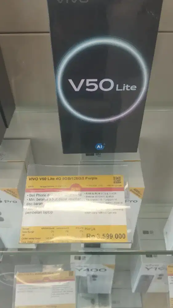 Vivo v50 lite 4G ram 8/128