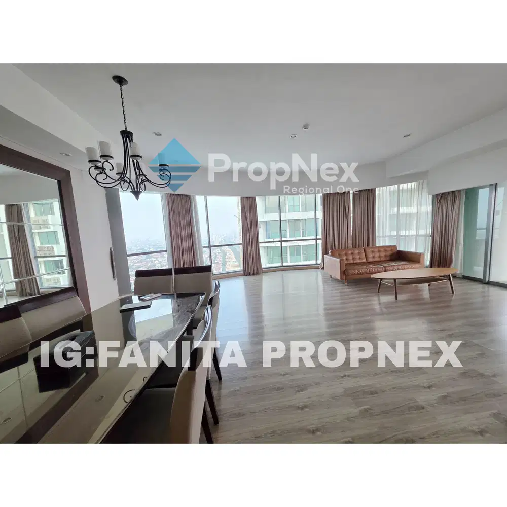 Dijual/disewakan Apt ST MORITZ Twr New Presidential 192m2(3BR+1),Doubl