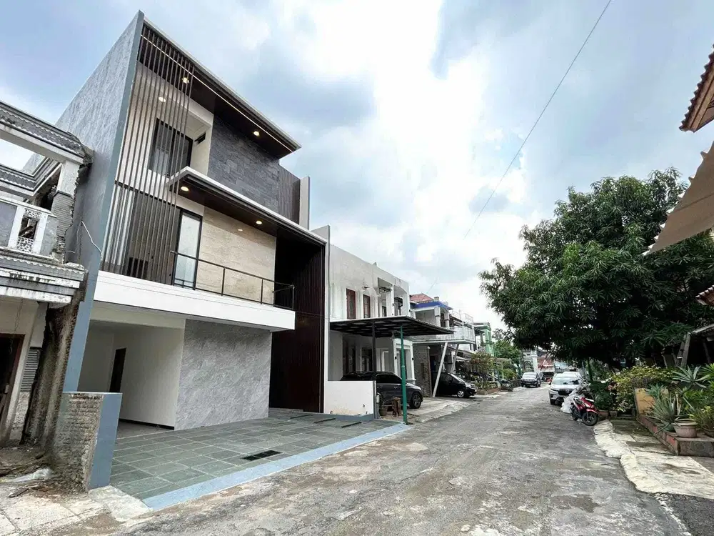 Rumah 2,5 Lt Baru Mewah Komplek Pejaten Pasar Minggu Jaksel