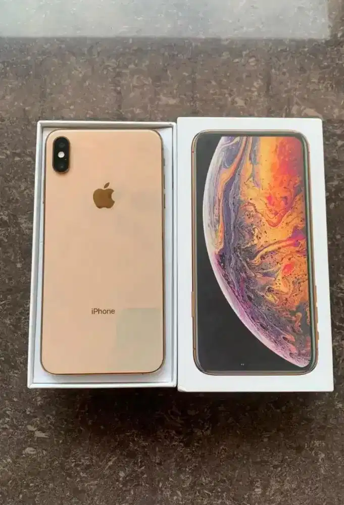 Iphone XSMAX 64 Gb Gold Dus Kabel Data