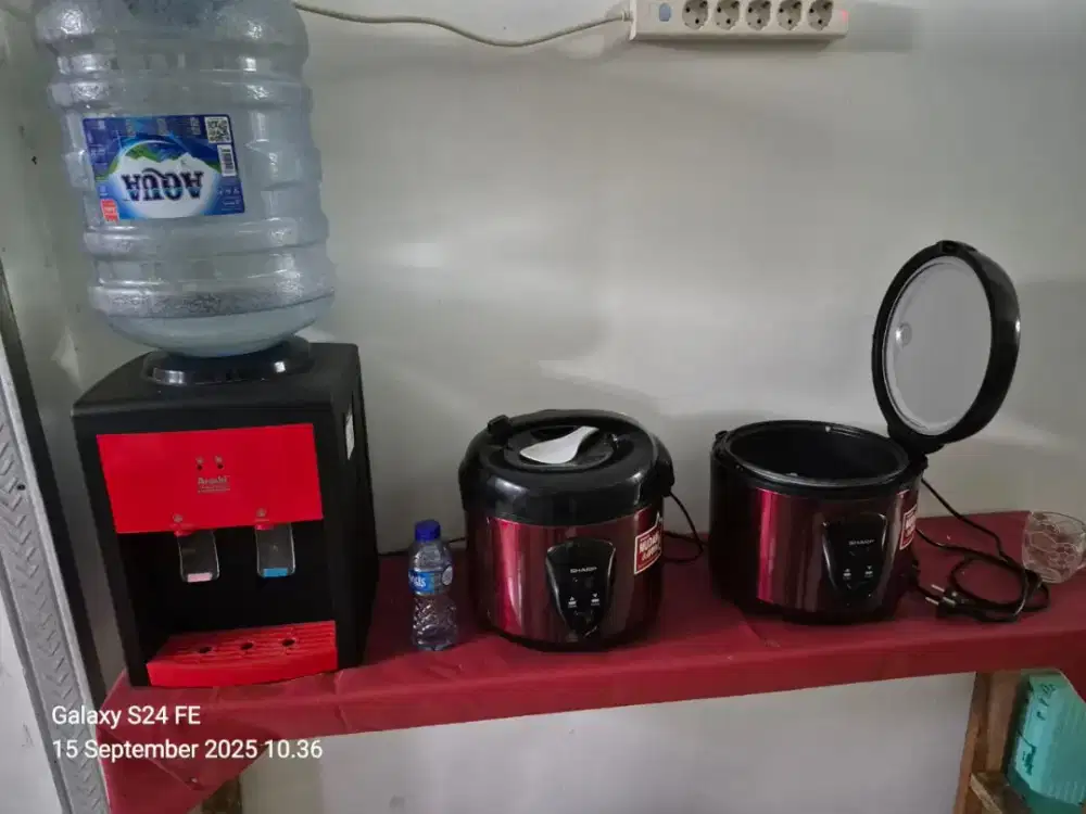 magicom merek sharp ada 2 sama dispenser