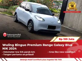 [ GARANSI 5TH ] Wuling Binguo Premium Range Galaxy Blue 2024/2025