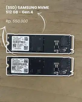 SSD Samsung NVME Gen 4 - 512 GB, NEW, Copotan PC, 0 DAYS