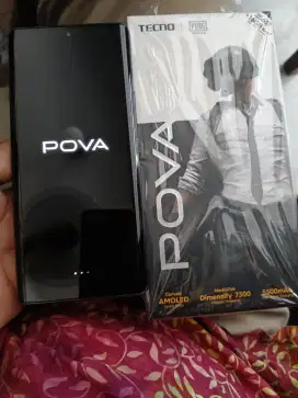 Tecno pova 7 curve 5G 8+8/256 bekas rasa baru gres bengt BS TKR tmbh