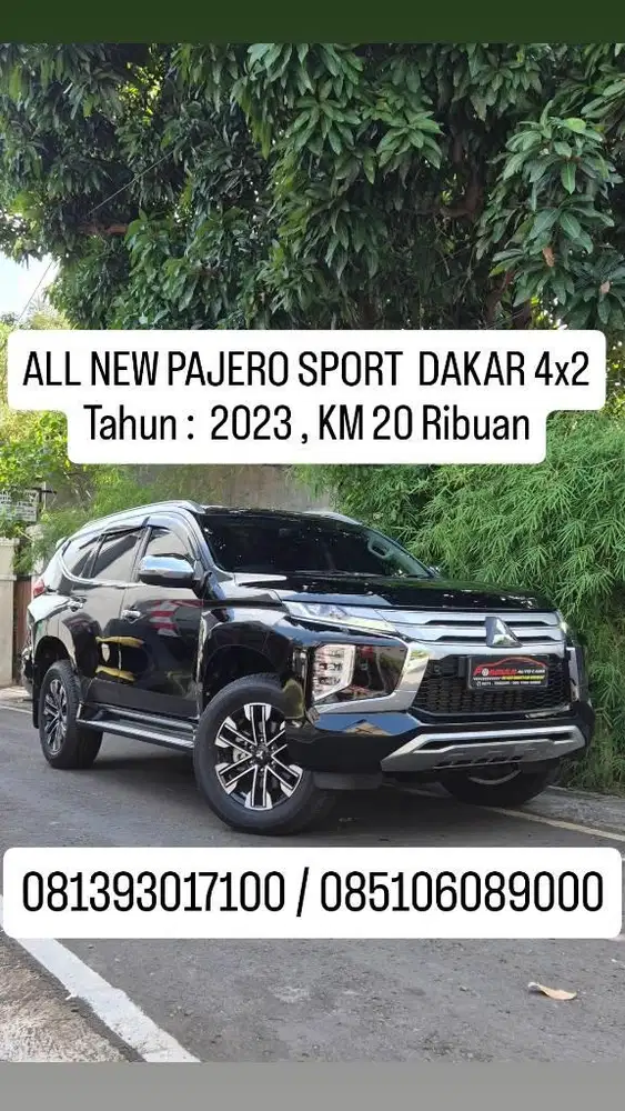 km 20 ribuan, plat AD, th 2023, ALL NEW PAJERO SPORT  DAKAR 4x2