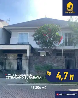 Rumah Citraland Villa Taman Gapura