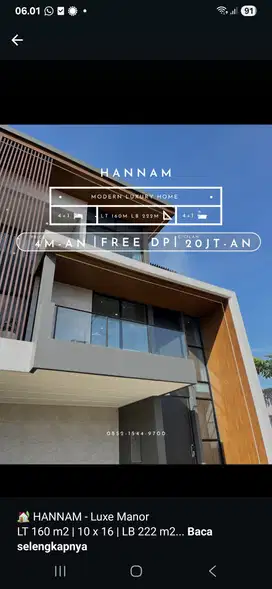 Rumah elegant dan mewah lengkap dengan lift di Depok