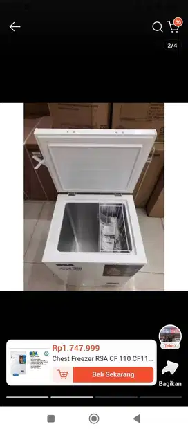 DiJual Frezeer 100ltr