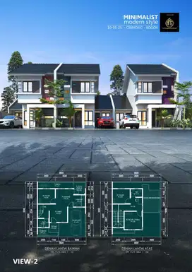 Rumah 2 lantai termurah dekat stasiun pondok rajeg cibinong