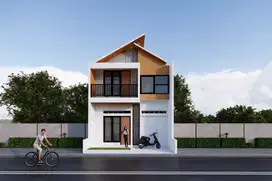 Hunian Scandinavian + Mezanine, 5 Menit ke Stasiun Depok