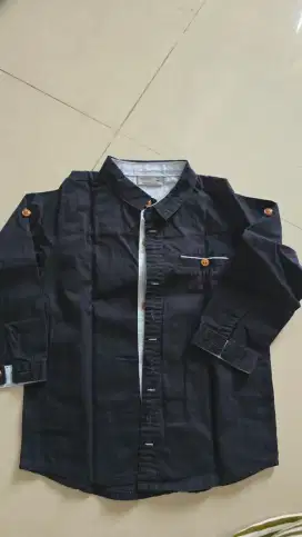 Kemeja hitam utk anak usia 2-3 tahun