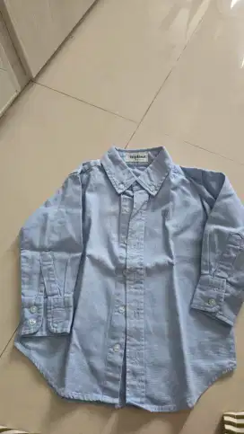 Baju kemeja  untuk anak usia 2-3 tahun