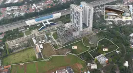 LAHAN DISEWAKAN TERKONEKSI STASIUN LRT CIRACAS