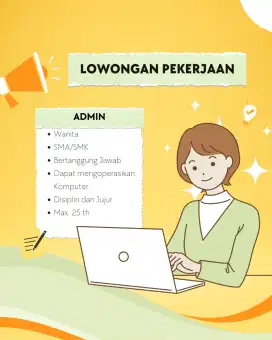 Lowongan Pekerjaan Admin