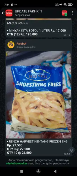 Kenyang goreng premium 1 kg