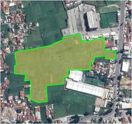 Tanah Mainroad Jalan Provinsi Soreang Cocok untuk Perumahan