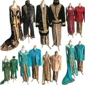 Aneka Set Baju Pengantin, Baju Akad Nikah Kebaya Prelove Masih Bagus