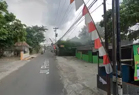 Tanah Tepi Jalan Plemburan SHM Pekarangan  5 Menit Al Azhar