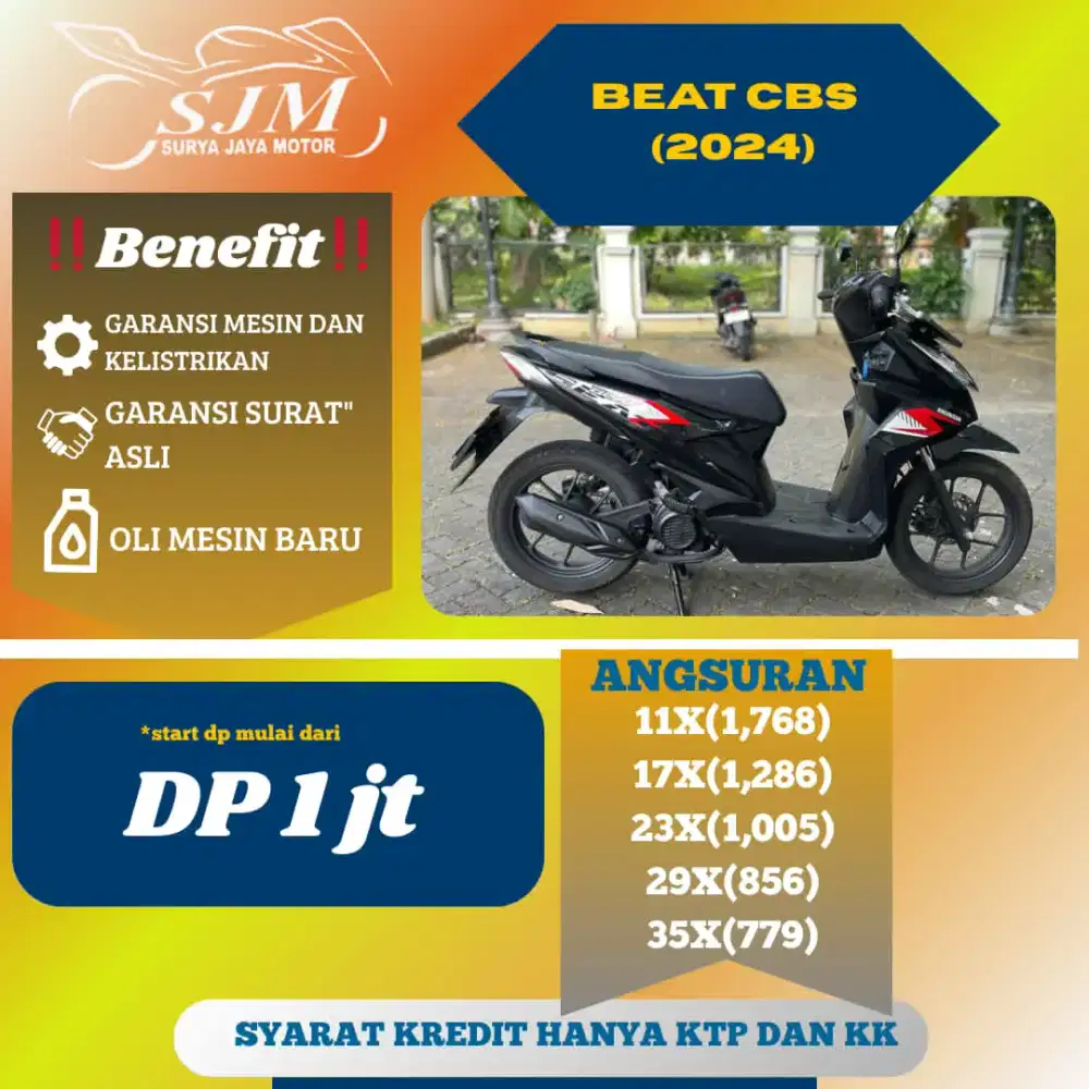 Beat CBS 2024 Pajak Panjang