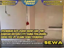 Sewa Tahunan Sekarang! Kios Usaha Kawasan Bassura City Unit Terbatas