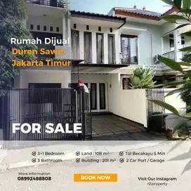 Rumah Dijual di Jakarta Timur Duren Sawit