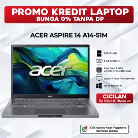 BISA KREDIT LAPTOP ACER ASPIRE 14 INTEL CORE I3 RAM 8GB LPDDR5 SSD 512