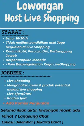 Host Live Shopping