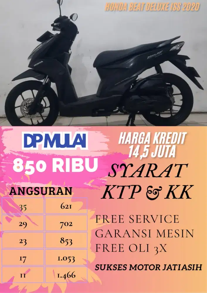 HONDA BEAT DELUXE ISS 2020