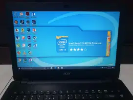 Acer Slim i5Gen4 Ram8gb Hdd500gb Batre Ok Tinggal Pakai