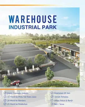 Gudang di kawasan industri BSB