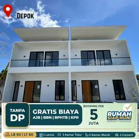 Rumah mewah di depok, tanah luas, harga murah, siap huni