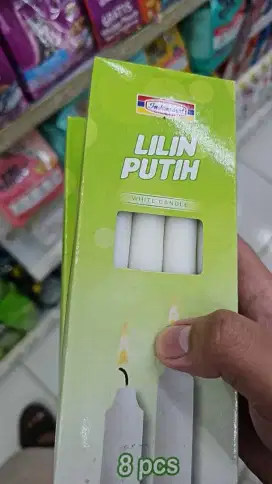 Lilin putih indomaret
