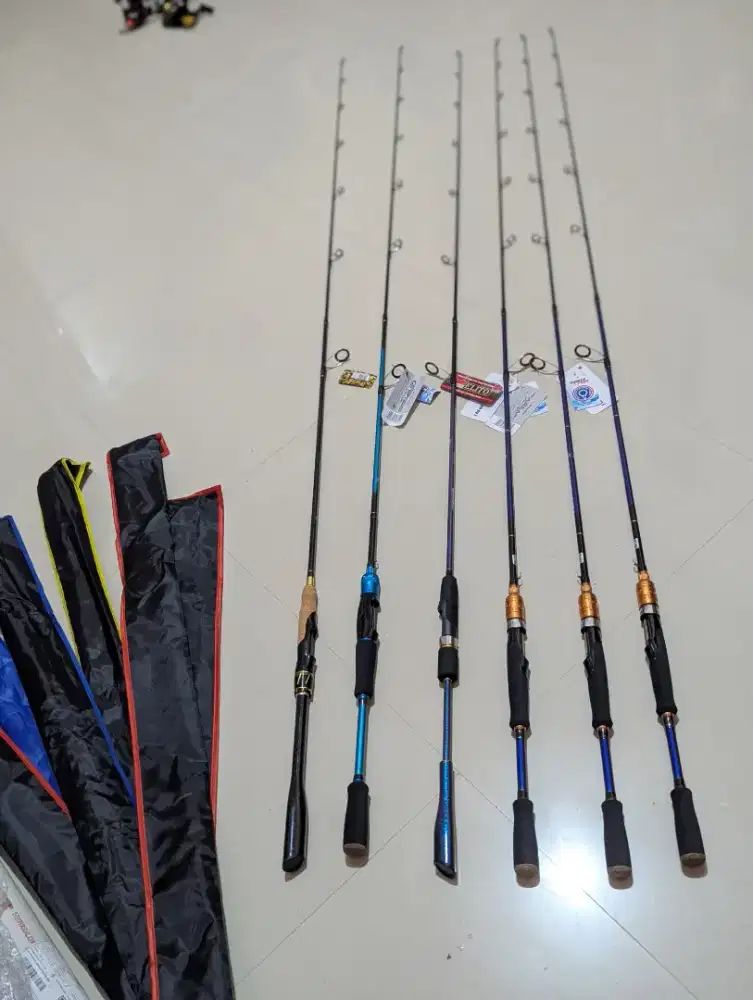 Joran pancing carbon solid 1.80mtr Mewah Kuat