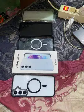 samsung a55 8/256 fullset ori sein garansi on