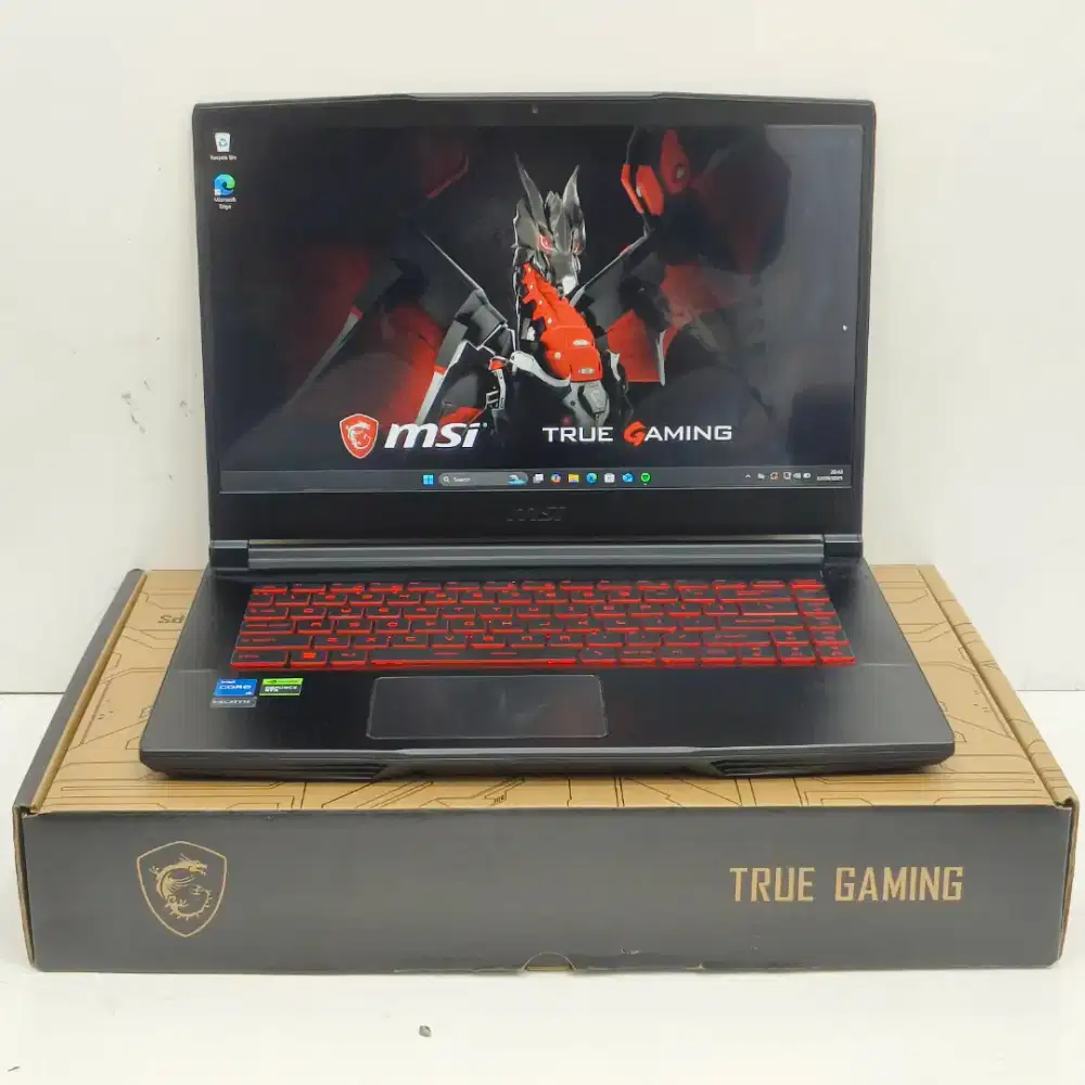 Msi gf64 i5 gen 12 ram 8gb ssd 512gb rtx 2050 garansi resmi