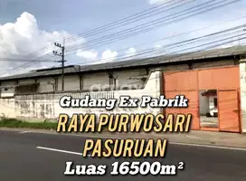 Murah!! Gudang Ex Pabrik Raya Purwosari Pasuruan GMK03264