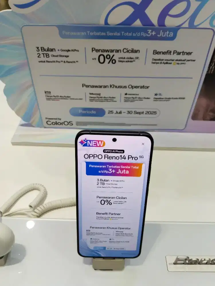 HP oppo reno 14 pro 12 internal 256gb promo cicilan