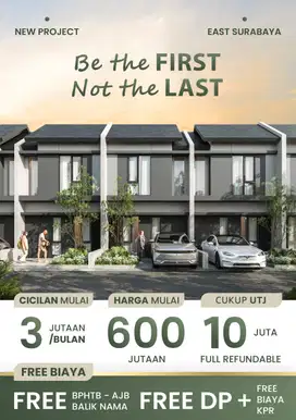 Rumah Baru Murah Harga 600 Jutaan di Surabaya Timur