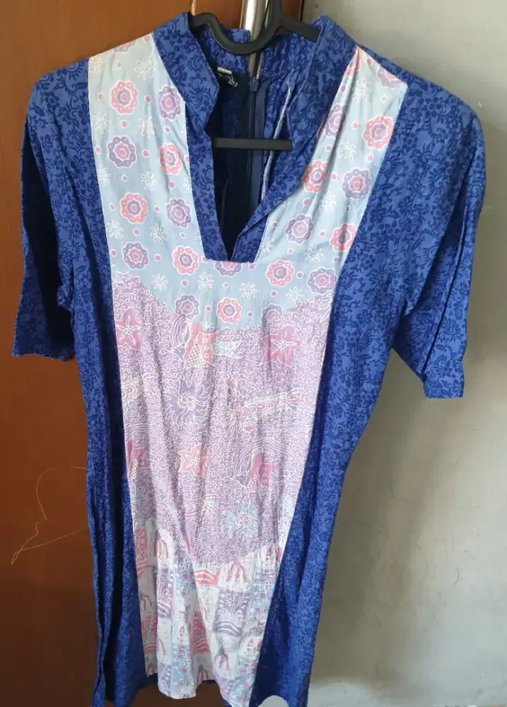 Dress Batik Wanita Biru