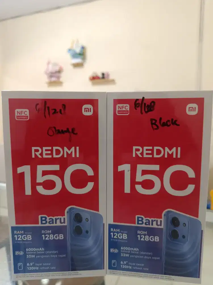 NEW Redmi 15C 6/128 garansi resmi