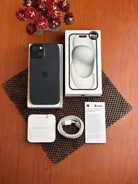 iPhone 15 black 128gb ibox